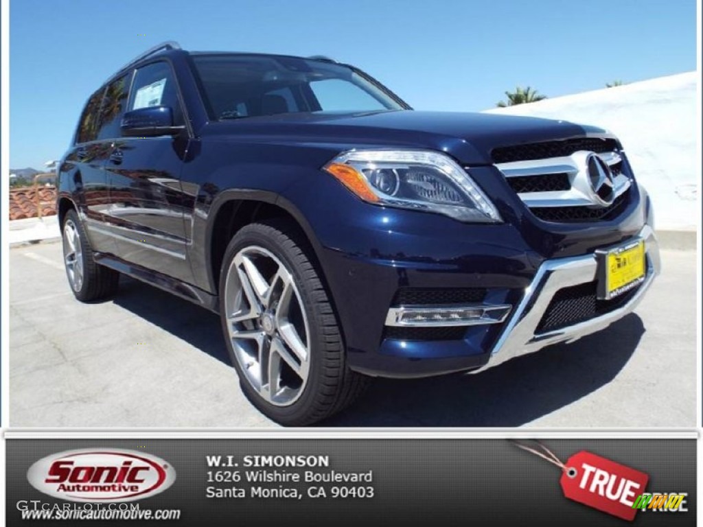 2014 GLK 350 - Lunar Blue Metallic / Black photo #1