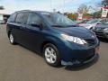 2011 South Pacific Blue Pearl Toyota Sienna LE  photo #3