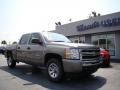 2009 Graystone Metallic Chevrolet Silverado 1500 LS Crew Cab  photo #2