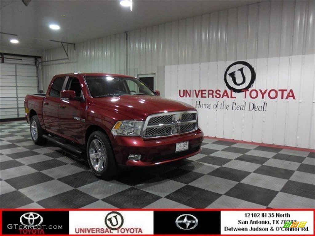 Inferno Red Crystal Pearl Dodge Ram 1500