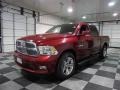 2010 Inferno Red Crystal Pearl Dodge Ram 1500 Sport Crew Cab  photo #3