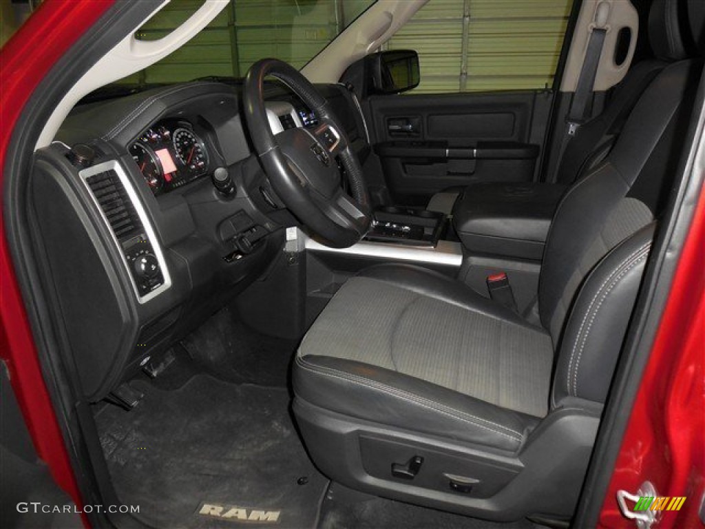 2010 Ram 1500 Sport Crew Cab - Inferno Red Crystal Pearl / Dark Slate Gray photo #10