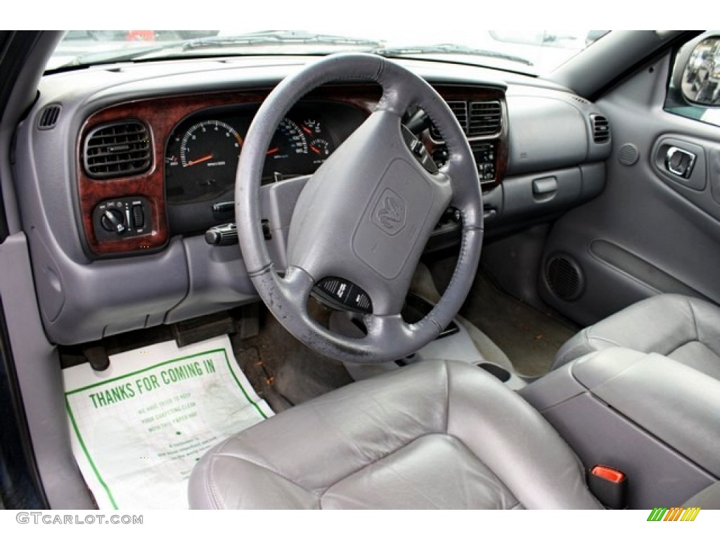 2000 Durango SLT 4x4 - Patriot Blue Pearl / Agate Black photo #5