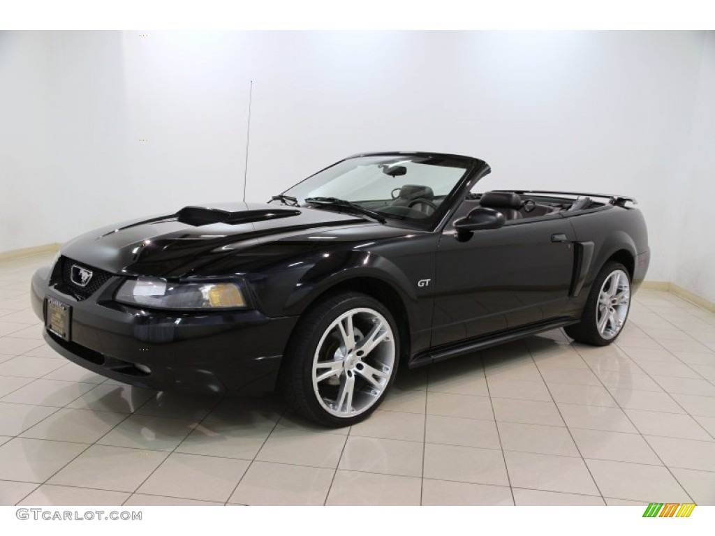 Black 2002 Ford Mustang GT Convertible Exterior Photo #85381939