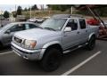 2000 Silver Ice Nissan Frontier XE Crew Cab 4x4  photo #4