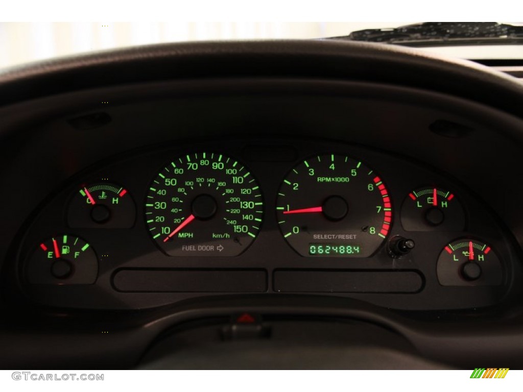 2002 Ford Mustang GT Convertible Gauges Photo #85382059