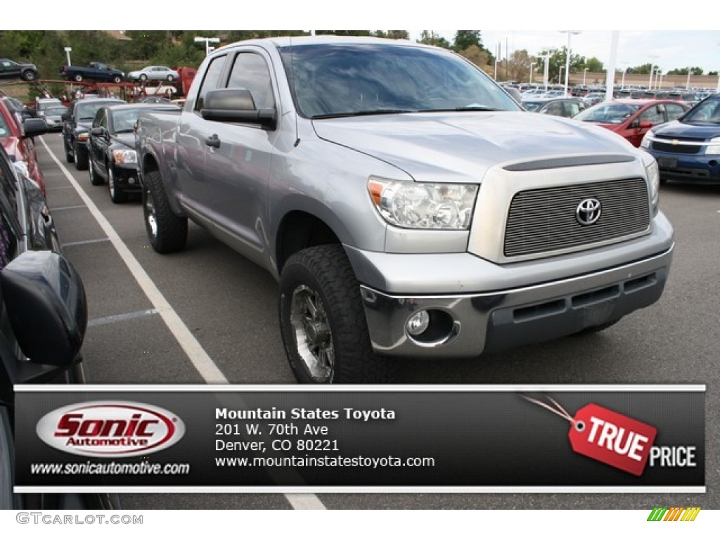 2008 Tundra Double Cab 4x4 - Silver Sky Metallic / Graphite Gray photo #1