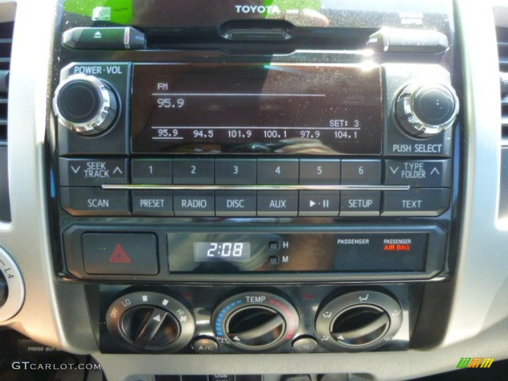 2012 Tacoma V6 TRD Sport Double Cab 4x4 - Pyrite Mica / Graphite photo #14
