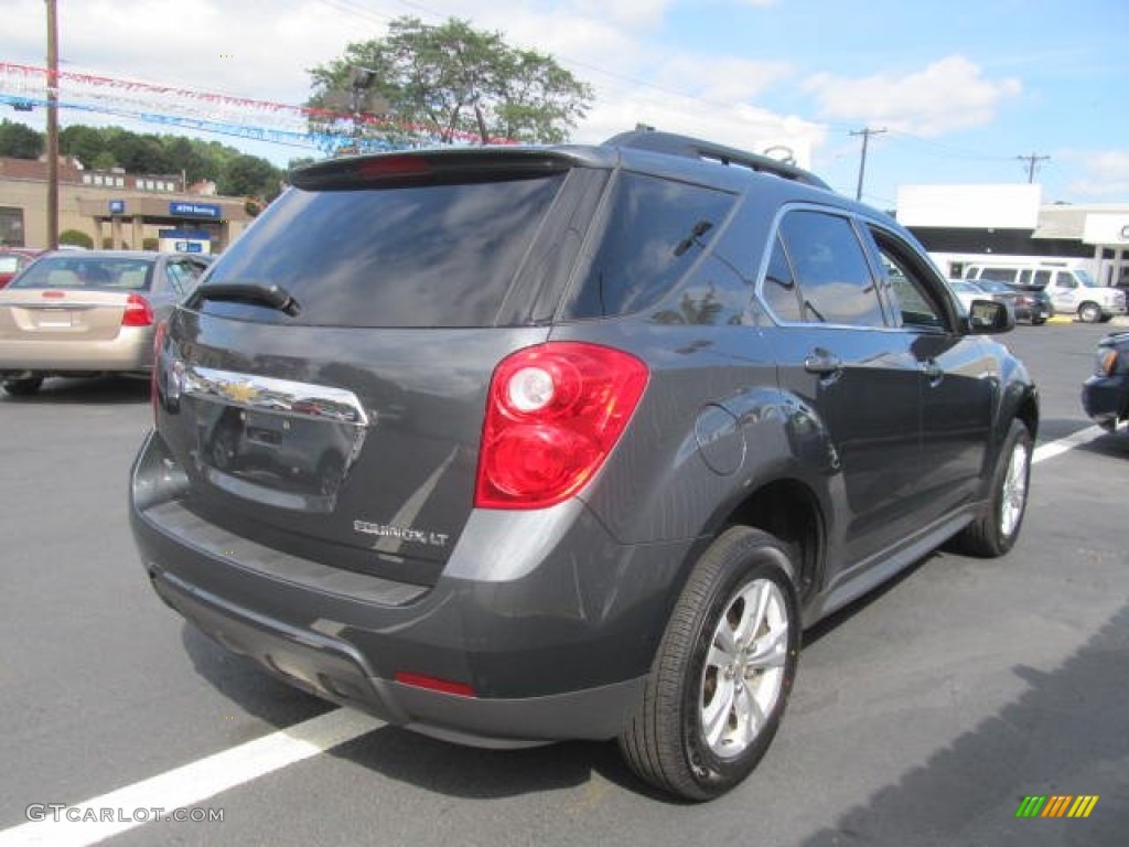 2010 Equinox LT AWD - Cyber Gray Metallic / Jet Black photo #7