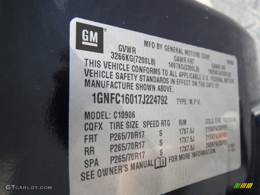 2007 Suburban 1500 LT - Dark Blue Metallic / Light Cashmere/Ebony photo #26