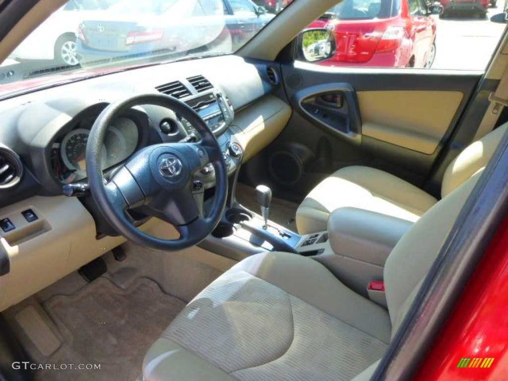 2011 RAV4 V6 4WD - Barcelona Red Metallic / Sand Beige photo #11