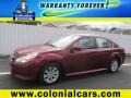 Ruby Red Pearl 2010 Subaru Legacy 2.5i Premium Sedan