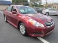 2010 Ruby Red Pearl Subaru Legacy 2.5i Premium Sedan  photo #8