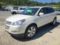 2011 White Diamond Tricoat Chevrolet Traverse LTZ AWD  photo #2