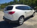 2011 White Diamond Tricoat Chevrolet Traverse LTZ AWD  photo #4