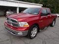 2010 Inferno Red Crystal Pearl Dodge Ram 1500 SLT Quad Cab 4x4  photo #4