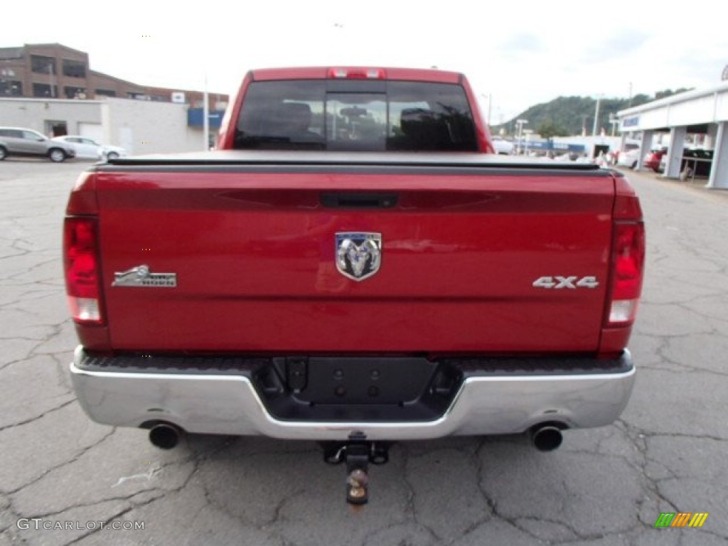 2010 Ram 1500 SLT Quad Cab 4x4 - Inferno Red Crystal Pearl / Dark Slate/Medium Graystone photo #7