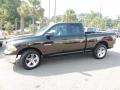 2010 Brilliant Black Crystal Pearl Dodge Ram 1500 SLT Quad Cab 4x4  photo #2