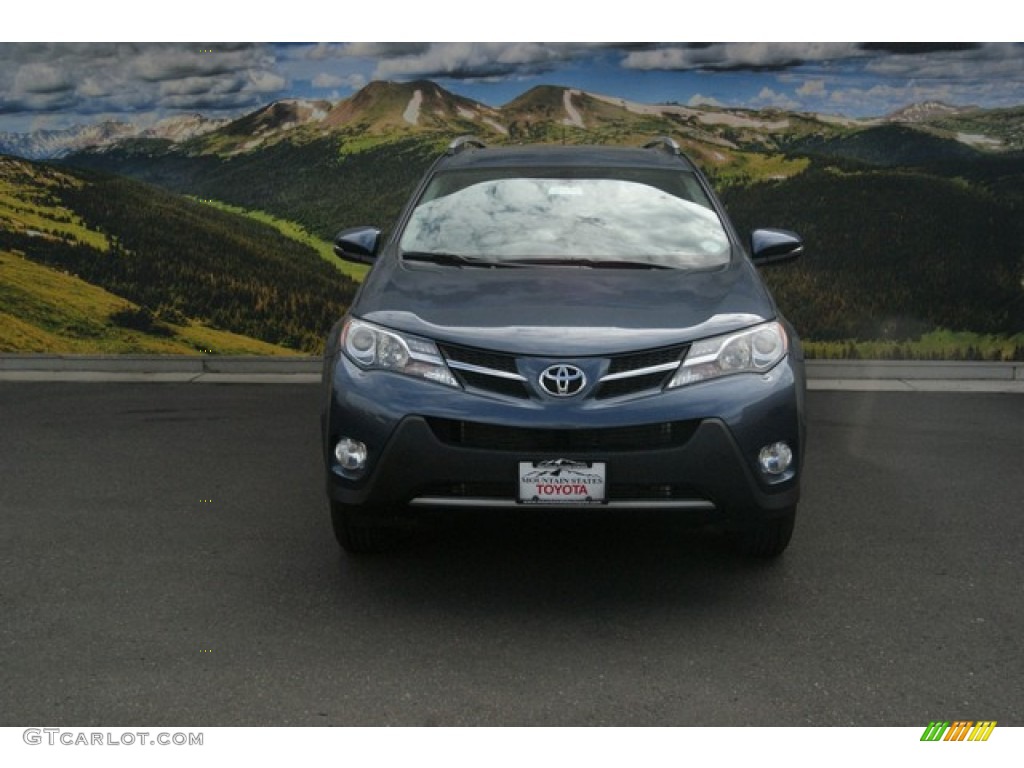 2013 RAV4 XLE AWD - Shoreline Blue Pearl / Black photo #2