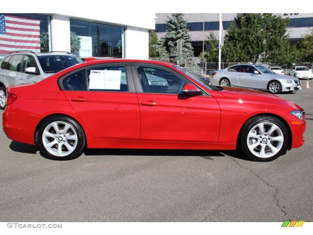 2013 3 Series 335i Sedan - Melbourne Red Metallic / Black photo #4