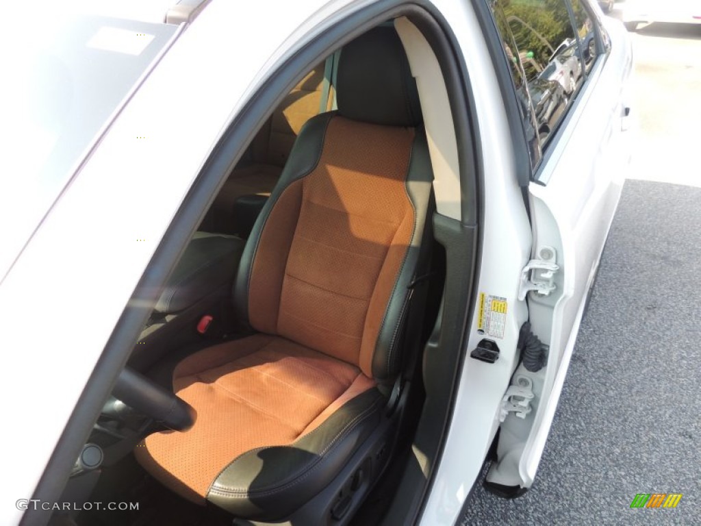 2010 Taurus SHO AWD - White Platinum Metallic Tri-Coat / Charcoal Black/Umber Brown photo #5