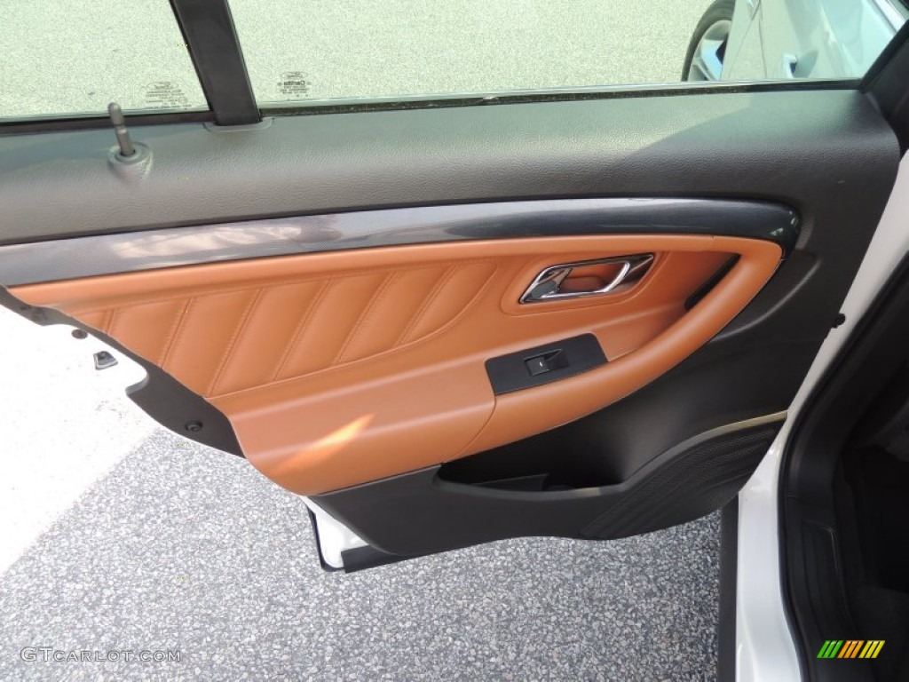 2010 Taurus SHO AWD - White Platinum Metallic Tri-Coat / Charcoal Black/Umber Brown photo #8