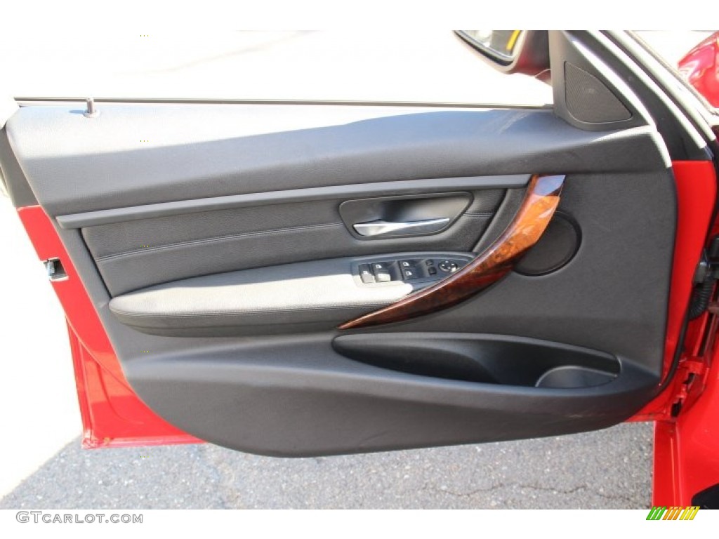 2013 3 Series 335i Sedan - Melbourne Red Metallic / Black photo #9