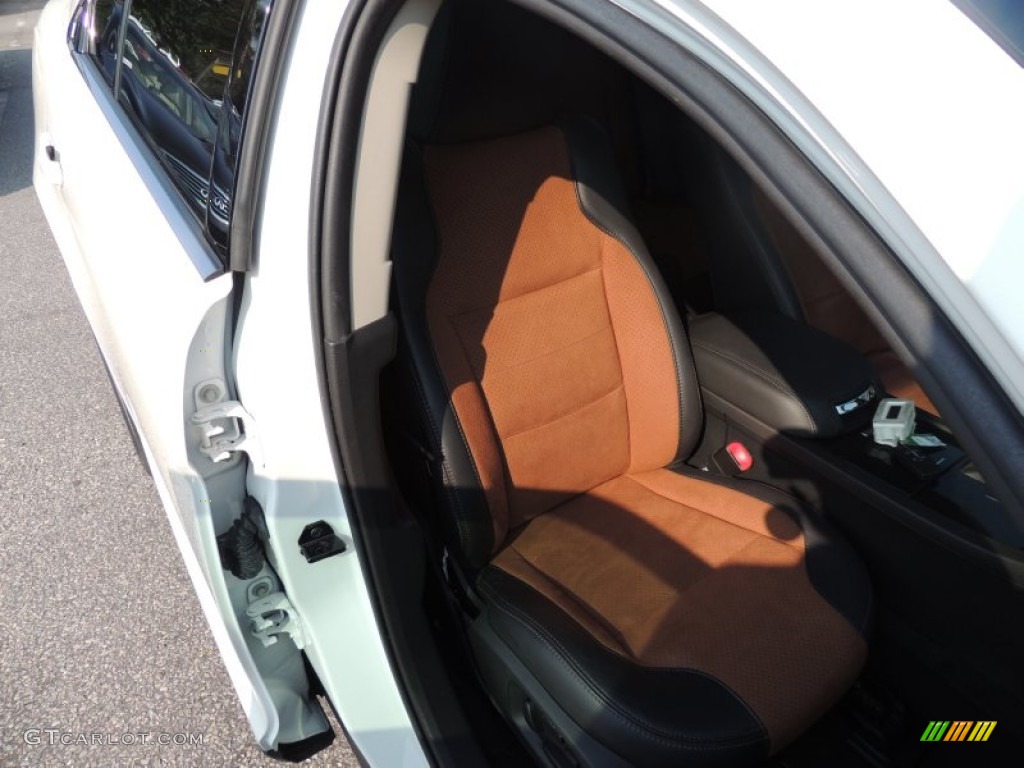 2010 Taurus SHO AWD - White Platinum Metallic Tri-Coat / Charcoal Black/Umber Brown photo #9