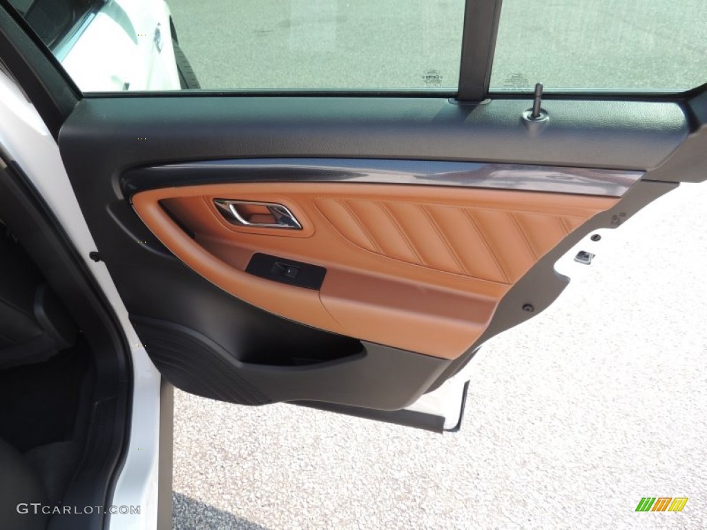 2010 Taurus SHO AWD - White Platinum Metallic Tri-Coat / Charcoal Black/Umber Brown photo #12