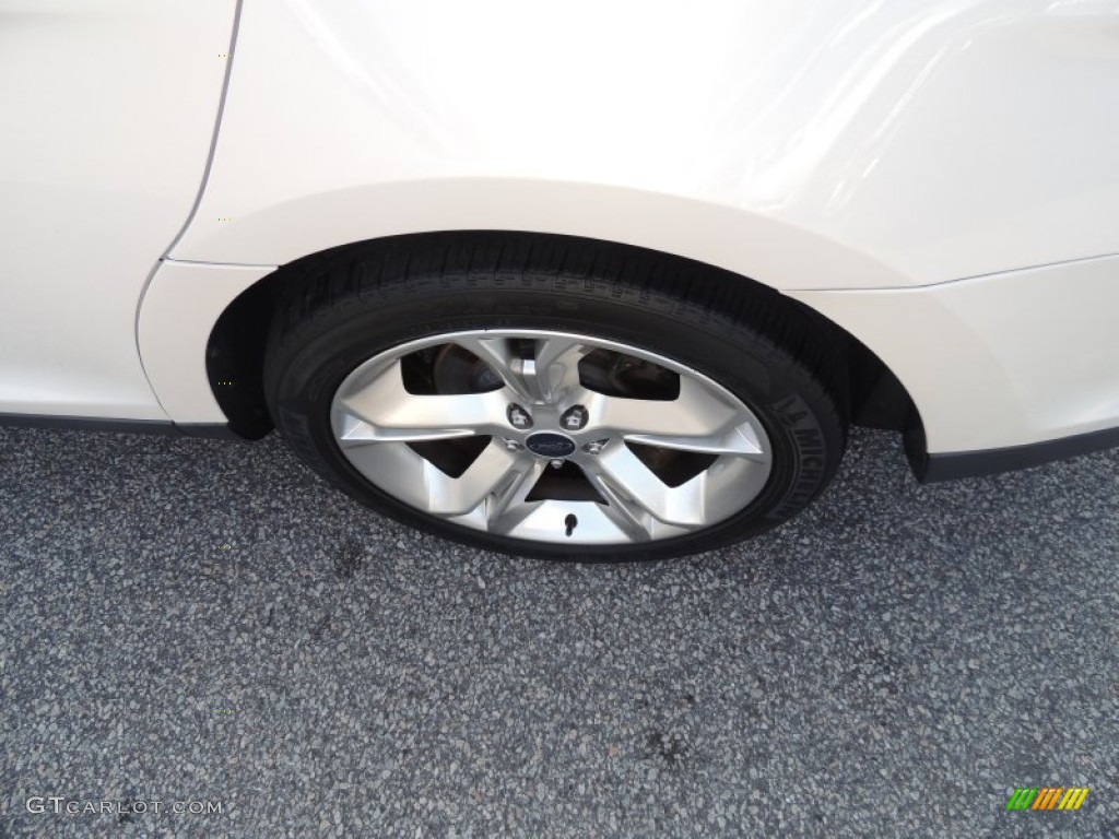 2010 Taurus SHO AWD - White Platinum Metallic Tri-Coat / Charcoal Black/Umber Brown photo #17