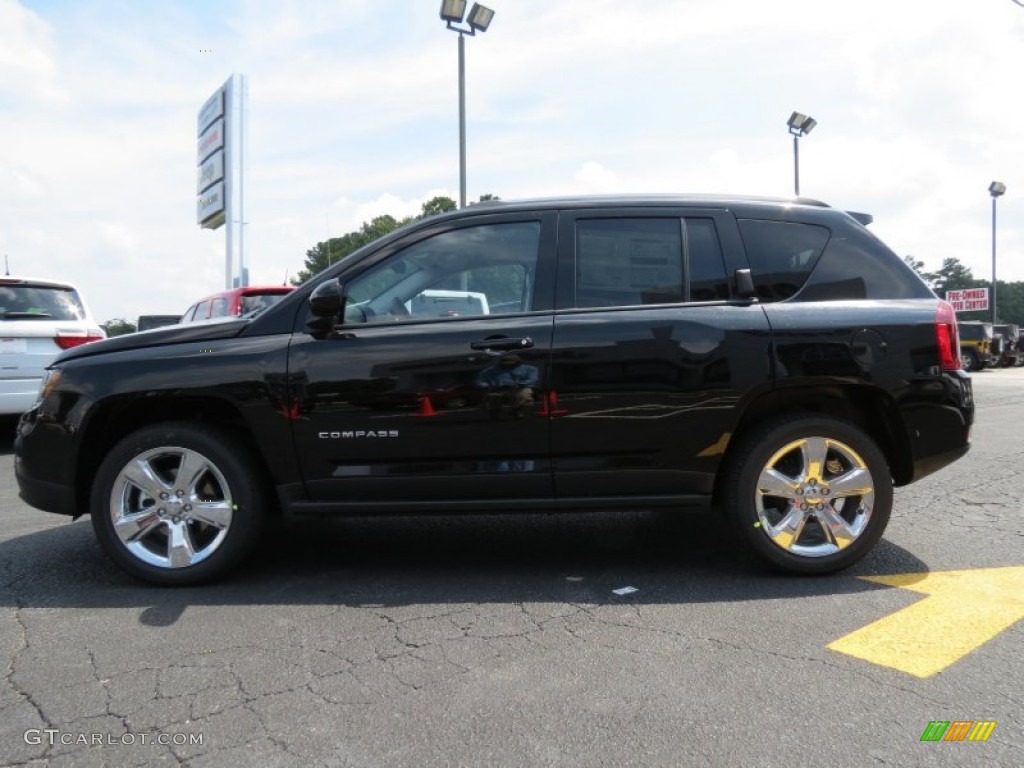 2014 Compass Latitude - Black / Dark Slate Gray photo #4