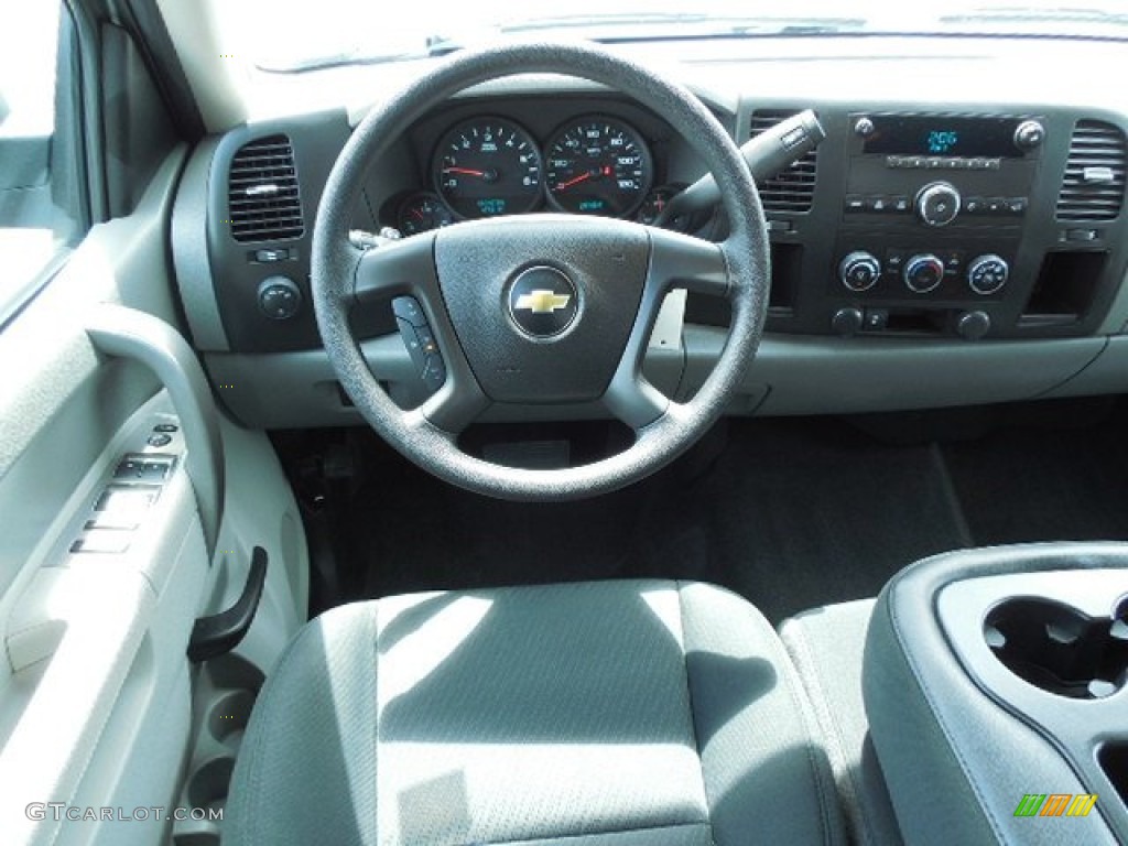 2013 Silverado 1500 Work Truck Extended Cab - Silver Ice Metallic / Dark Titanium photo #6