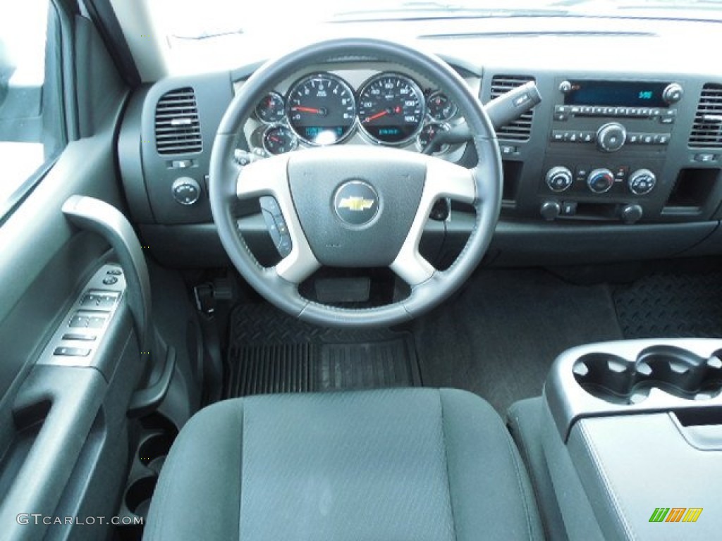 2013 Chevrolet Silverado 1500 LT Extended Cab Ebony Dashboard Photo #85391821