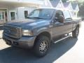 2005 Dark Shadow Grey Metallic Ford F250 Super Duty XLT Crew Cab 4x4  photo #3