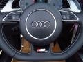 Black 2014 Audi S5 3.0T Premium Plus quattro Cabriolet Steering Wheel
