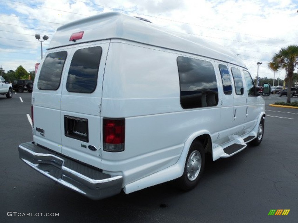 2011 E Series Van E350 Passenger Conversion - Oxford White / Medium Flint photo #8