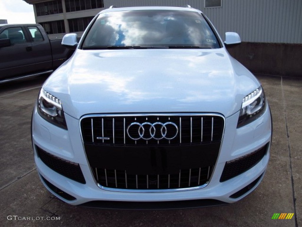 Glacier White Metallic 2014 Audi Q7 3.0 TDI quattro Exterior Photo #85394860