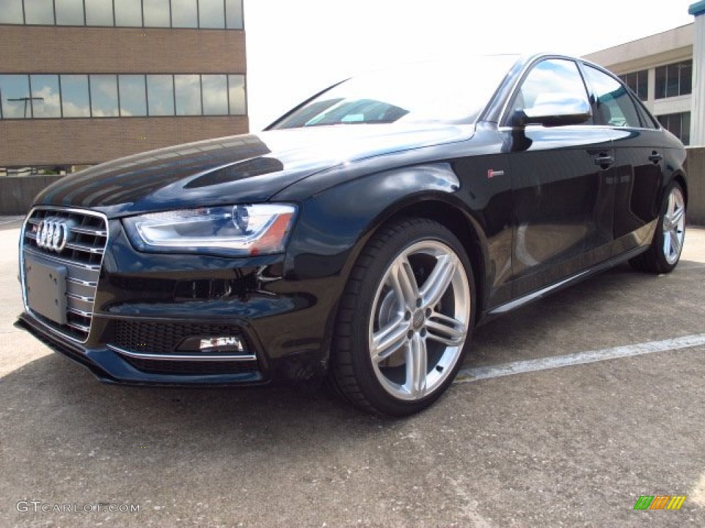 2014 S4 Premium plus 3.0 TFSI quattro - Phantom Black Pearl / Black photo #5