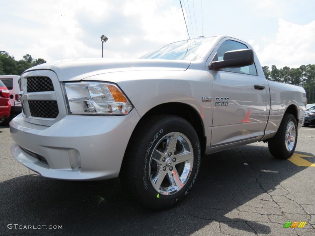 Bright Silver Metallic 2014 Ram 1500 Express Regular Cab Exterior Photo #85395940