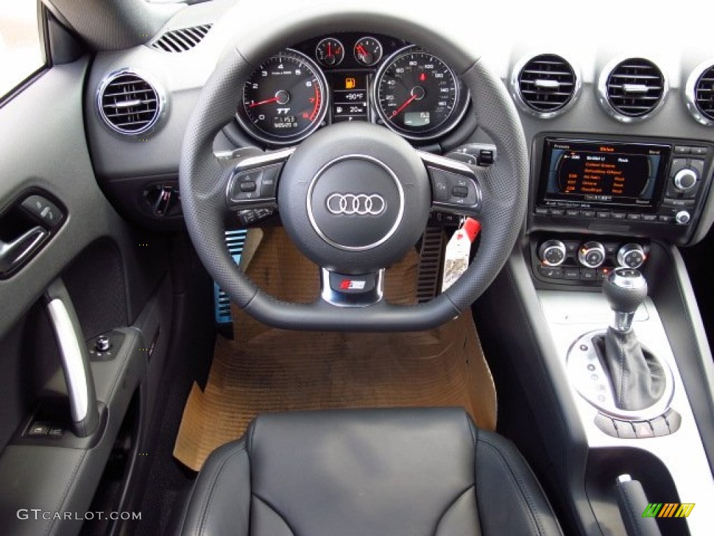 2014 Audi TT 2.0T quattro Coupe Black Dashboard Photo #85397317