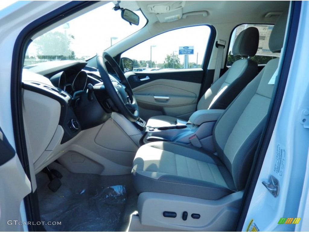 2014 Escape SE 2.0L EcoBoost - White Platinum / Medium Light Stone photo #6