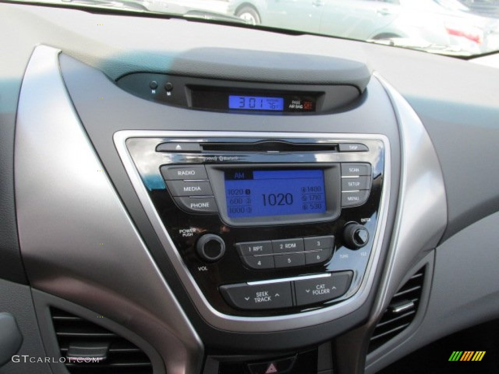 2013 Elantra GLS - Indigo Night / Gray photo #9