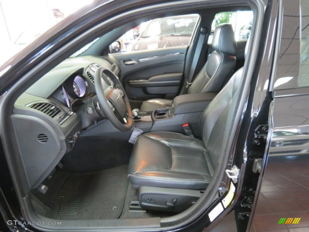 Black Interior 2013 Chrysler 300 C John Varvatos Limited Edition Photo #85398637