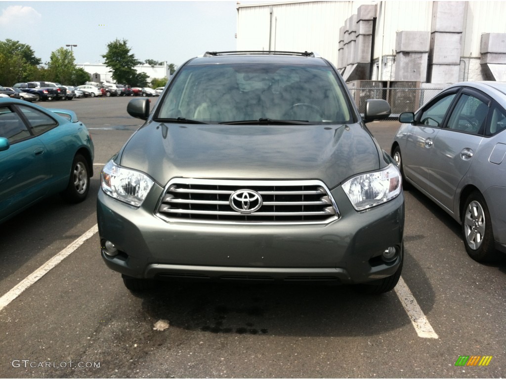 2010 Highlander Limited - Cypress Green Pearl / Sand Beige photo #1