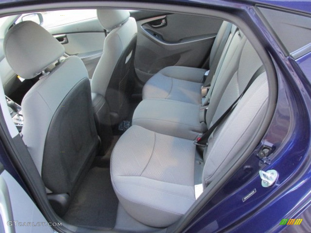 2013 Elantra GLS - Indigo Night / Gray photo #10