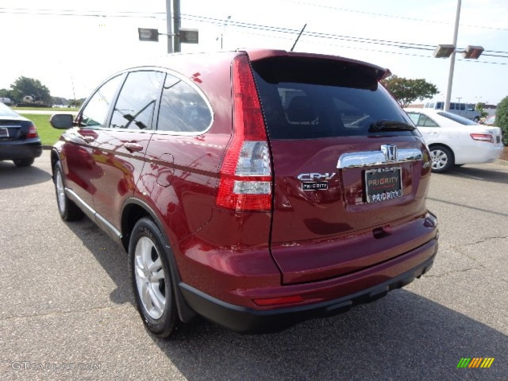 2011 CR-V EX-L 4WD - Tango Red Pearl / Gray photo #4