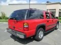 2005 Victory Red Chevrolet Suburban 1500 LT 4x4  photo #7