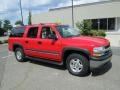 2005 Victory Red Chevrolet Suburban 1500 LT 4x4  photo #10