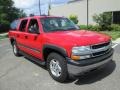 2005 Victory Red Chevrolet Suburban 1500 LT 4x4  photo #11