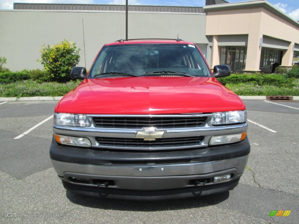 2005 Suburban 1500 LT 4x4 - Victory Red / Gray/Dark Charcoal photo #12